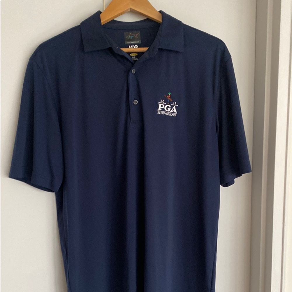 Bethpage Black 2019 Greg Norman Men's Navy Polo Shirt